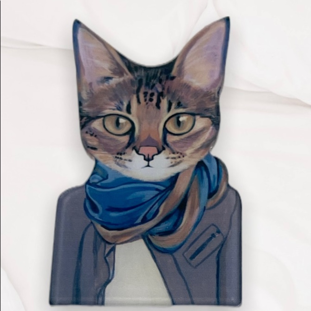 Brooch - Cats in Clothes by Heather Mattoon
